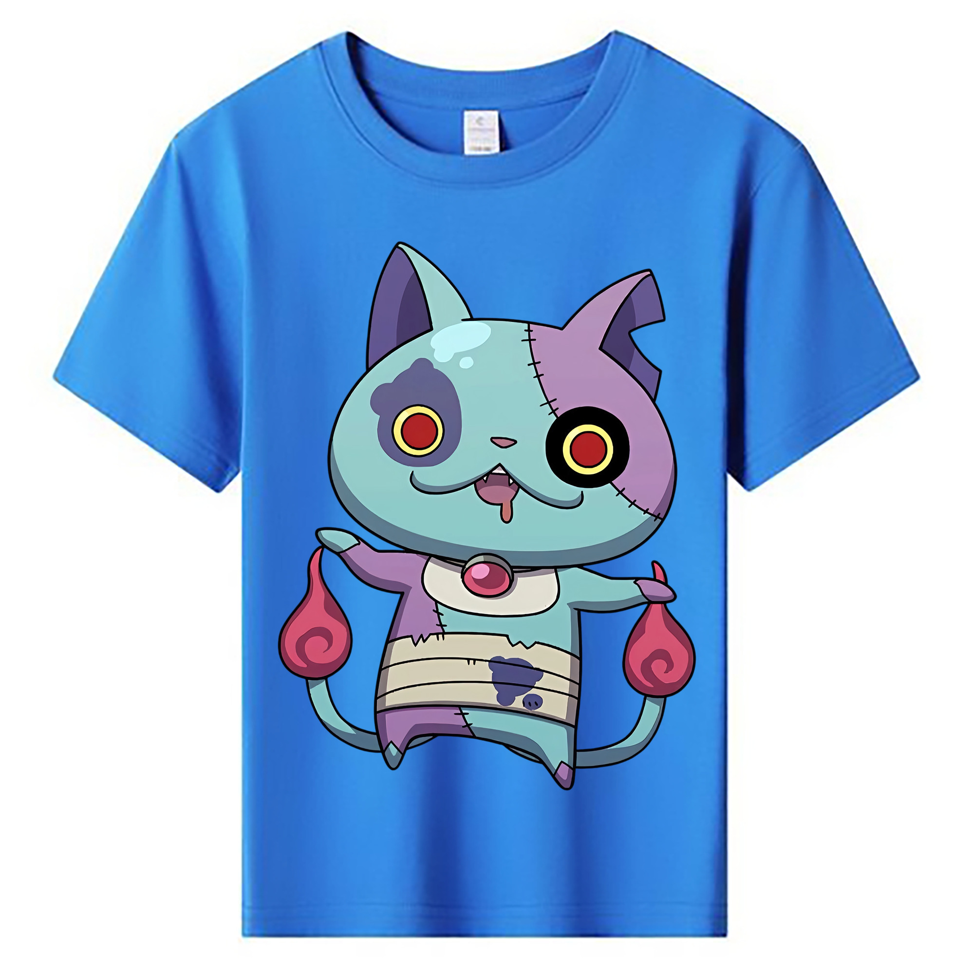 （画像用） 妖怪ウォッチ Yo-kai Watch 綿100％キッズTシャツ（フロントプリント）